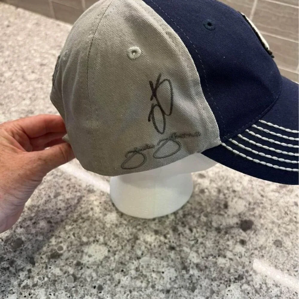 Autographed Nascar Baseball Hat-Jimmie Johnson and Rick Hendrick‎